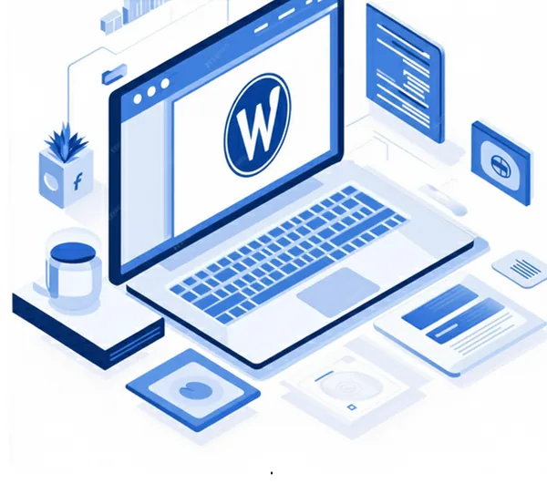 WordPress Development Illustration